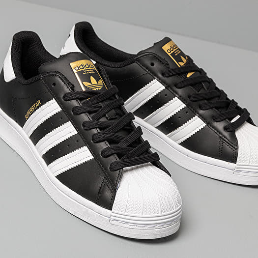 womens adidas superstar black and white