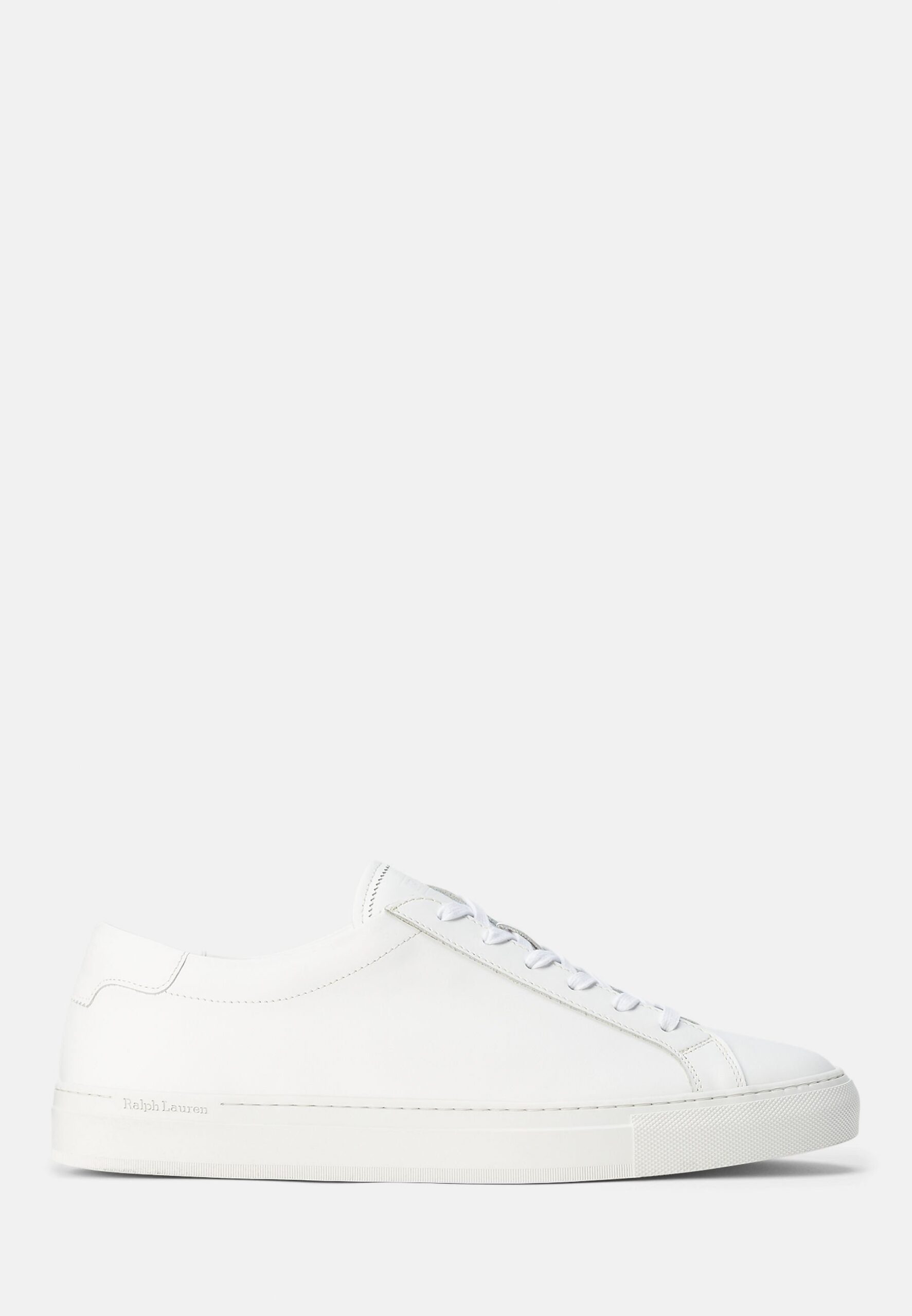 white leather trainers