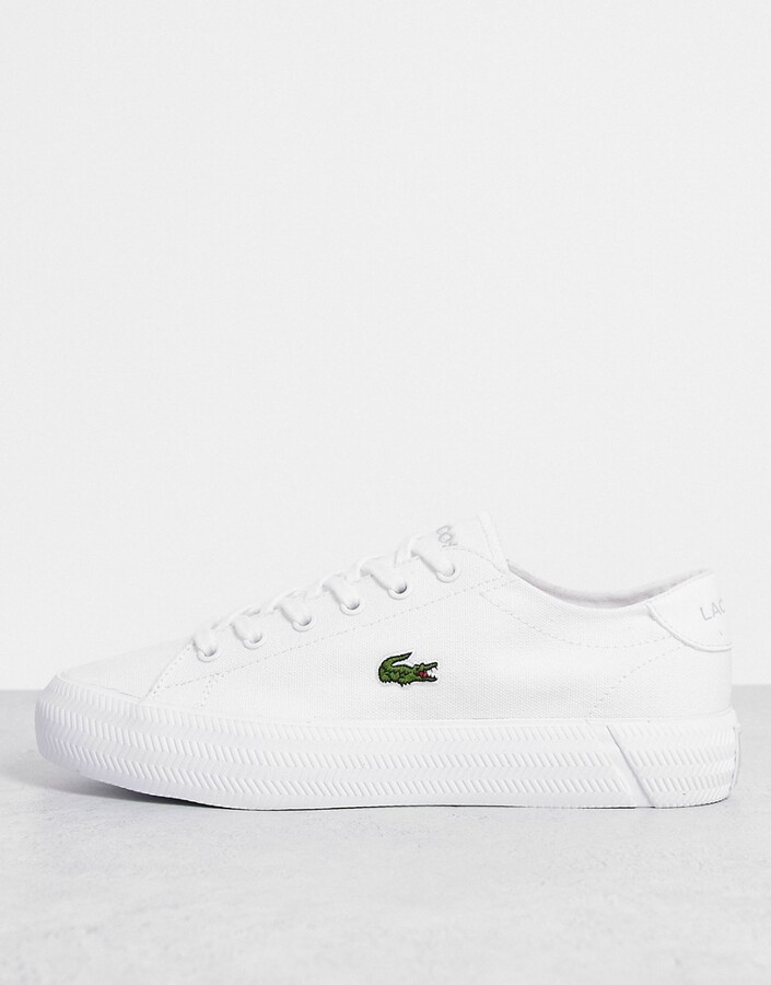 lacoste white shoes