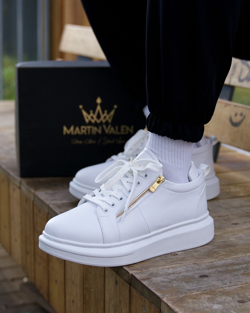 white chunky trainers