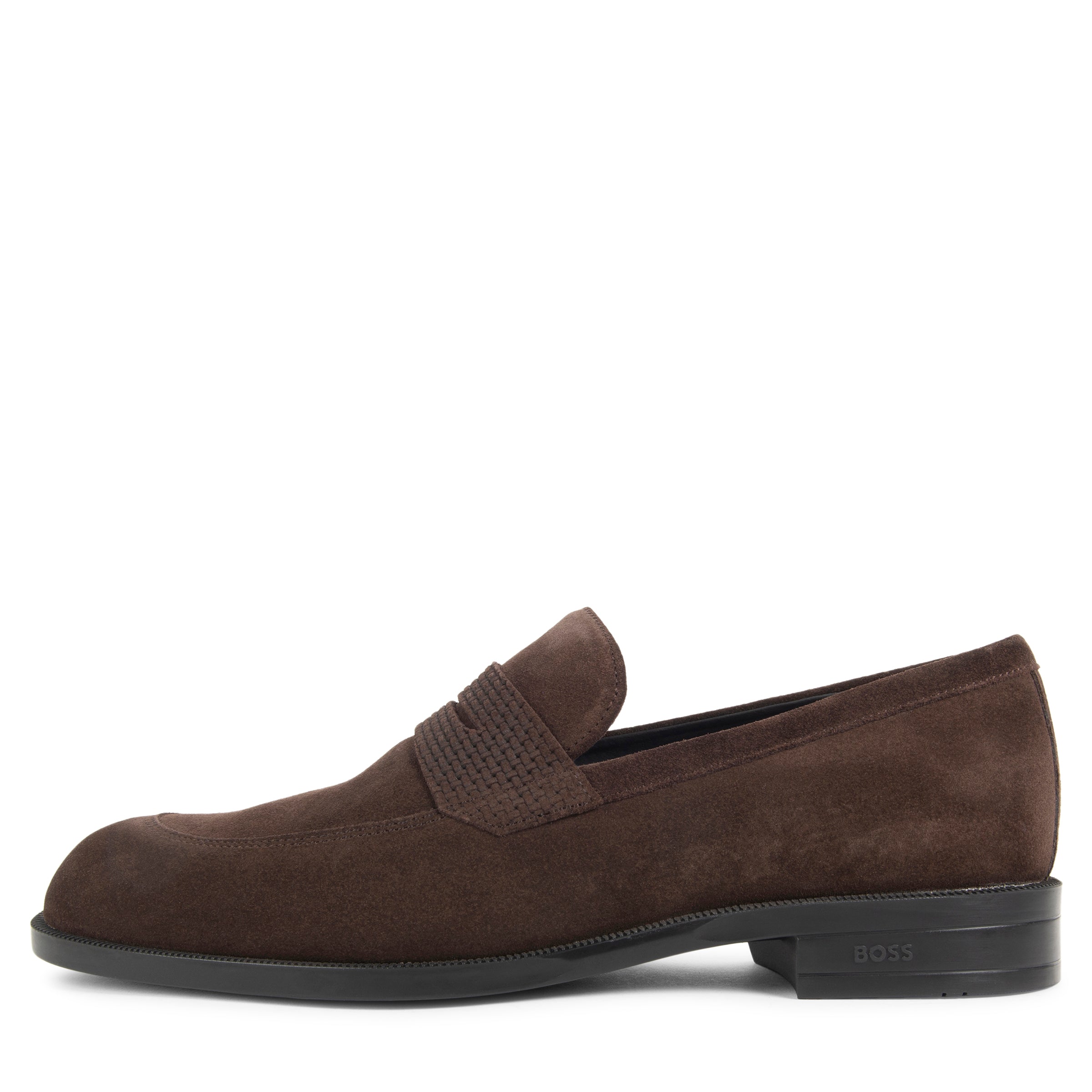 brown loafers